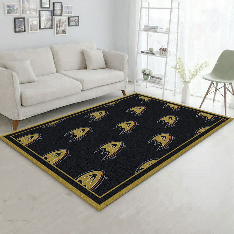 Anaheim Ducks Rug NHL Area Rug Kitchen Rug Indoor Outdoor Rugs Rectangle Carpet