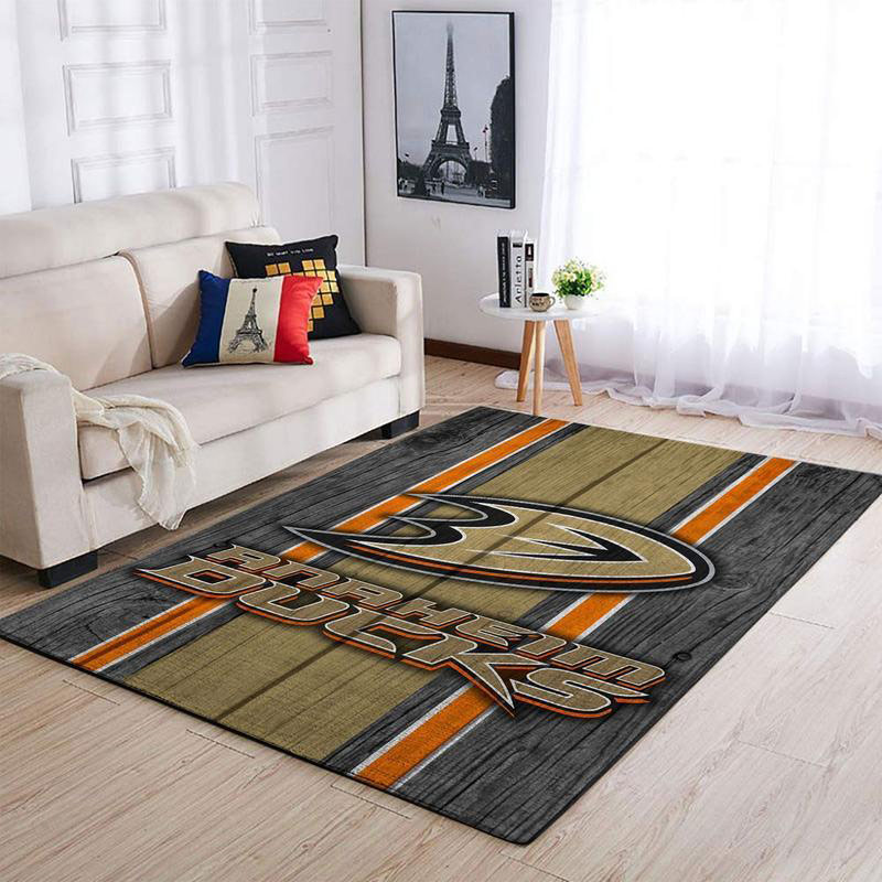 Anaheim Ducks Rug NHL Area Rug Dining Room Rug Outdoor Rug Rectangle Carpet
