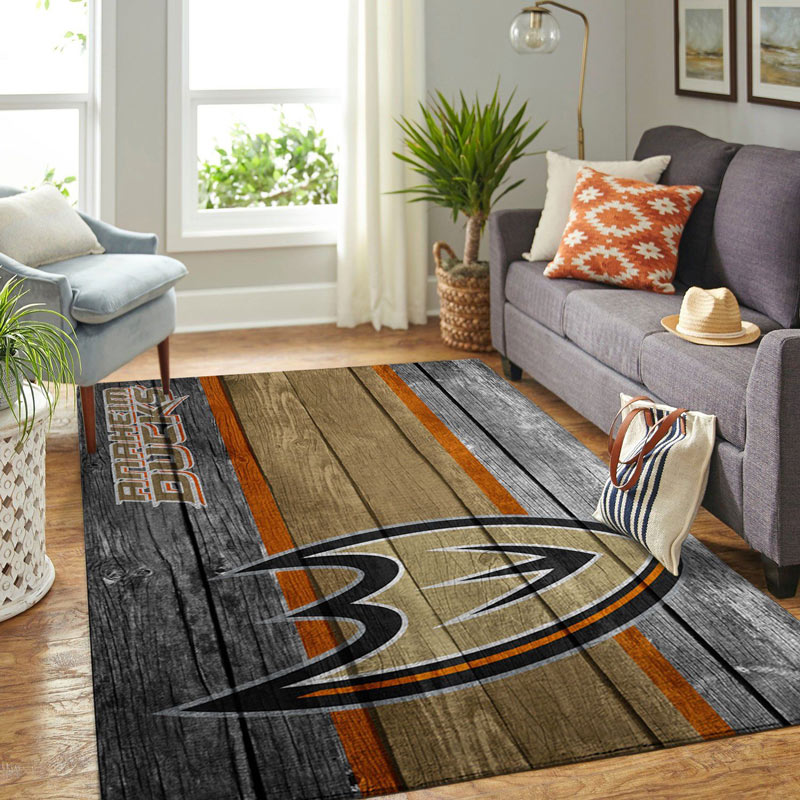 Anaheim Ducks Area Rug NHL Area Rug Bathroom Rugs Outdoor Rugs Rectangle Carpet