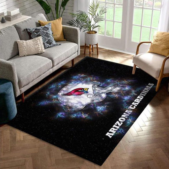 Arizona Cardinals Rug NFL Area Rug Bathroom Rug Indoor Outdoor Rugs Rectangle Carpet
