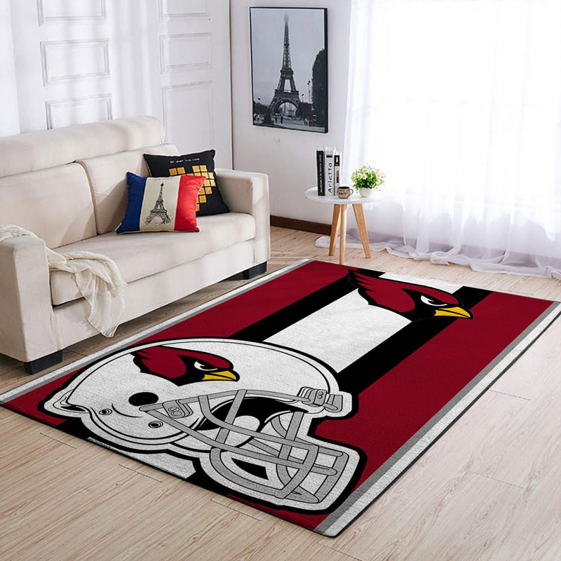 Arizona Cardinals Area Rug NFL Area Rug Bathroom Rug Outdoor Rugs Rectangle Carpet