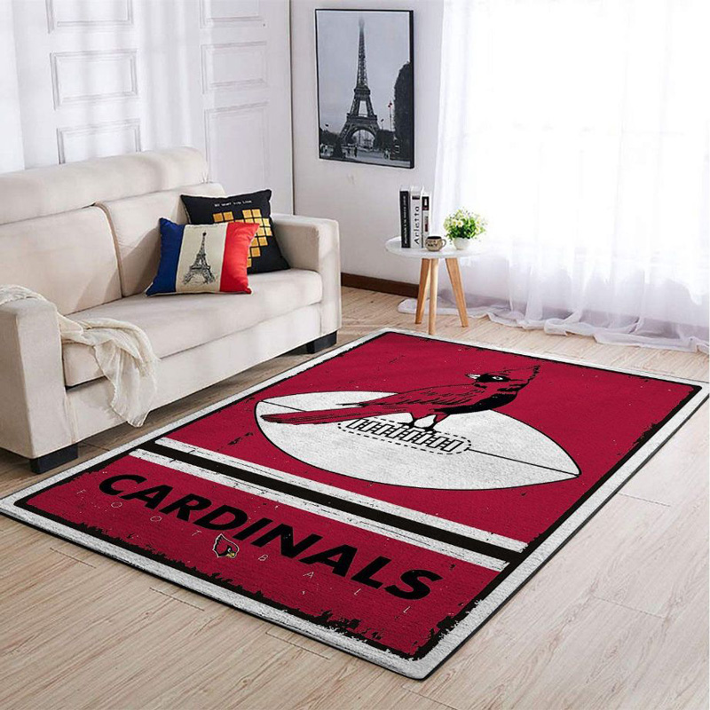 Arizona Cardinals Area Rug NFL Area Rug Bedroom Area Rug Indoor Outdoor Rugs Rectangle Carpet