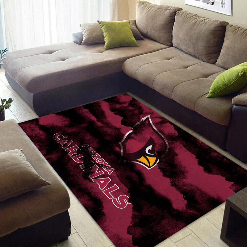 Arizona Cardinals Rug NFL Area Rug Bathroom Rug Outdoor Rugs Rectangle Carpet