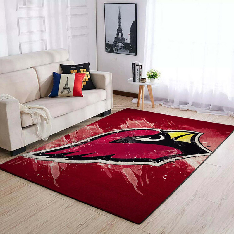 Arizona Cardinals Area Rug NFL Area Rug Dining Room Rugs Outdoor Rugs Rectangle Carpet