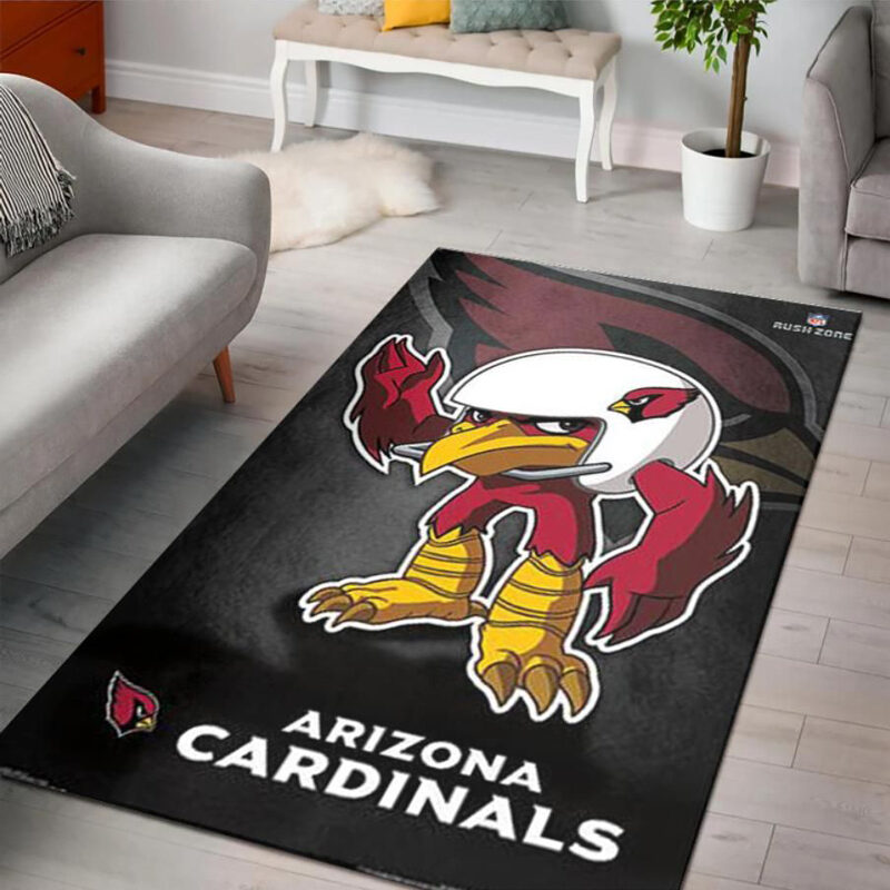 Arizona Cardinals Rug NFL Area Rug Bathroom Rug Outdoor Rugs Rectangle Carpet