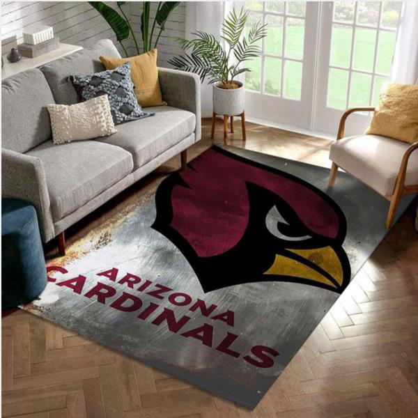 Arizona Cardinals Rug NFL Area Rug Dining Room Rugs Indoor Outdoor Rugs Rectangle Carpet