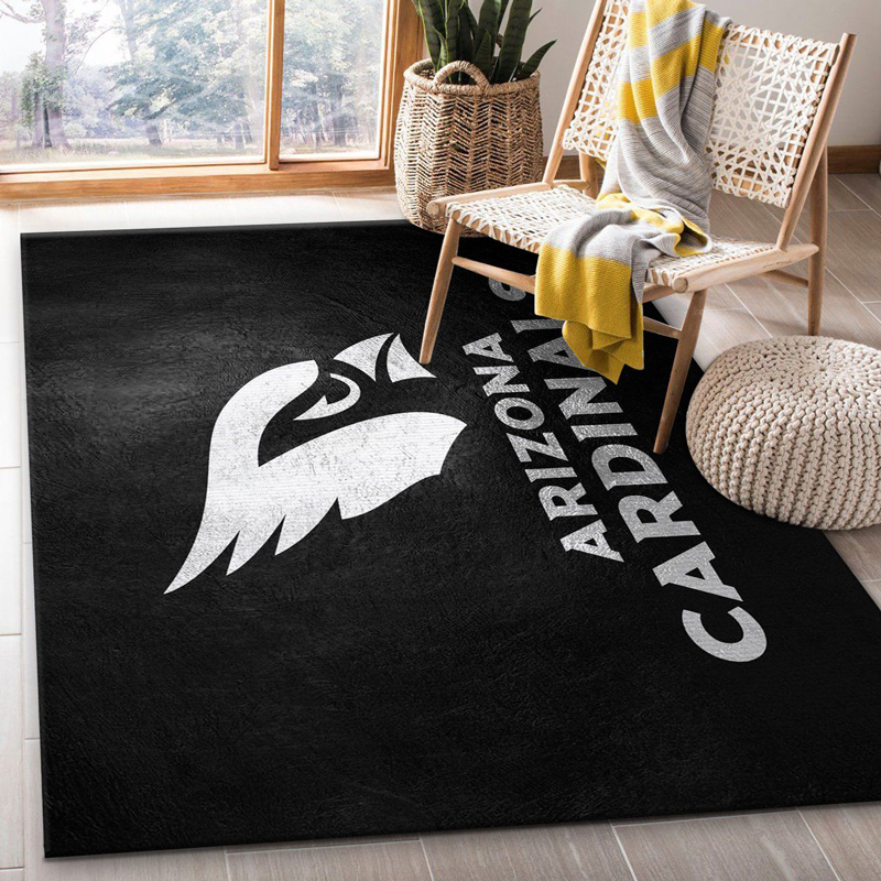 Arizona Cardinals Area Rug NFL Area Rug Living Room Rug Outdoor Rugs Rectangle Carpet