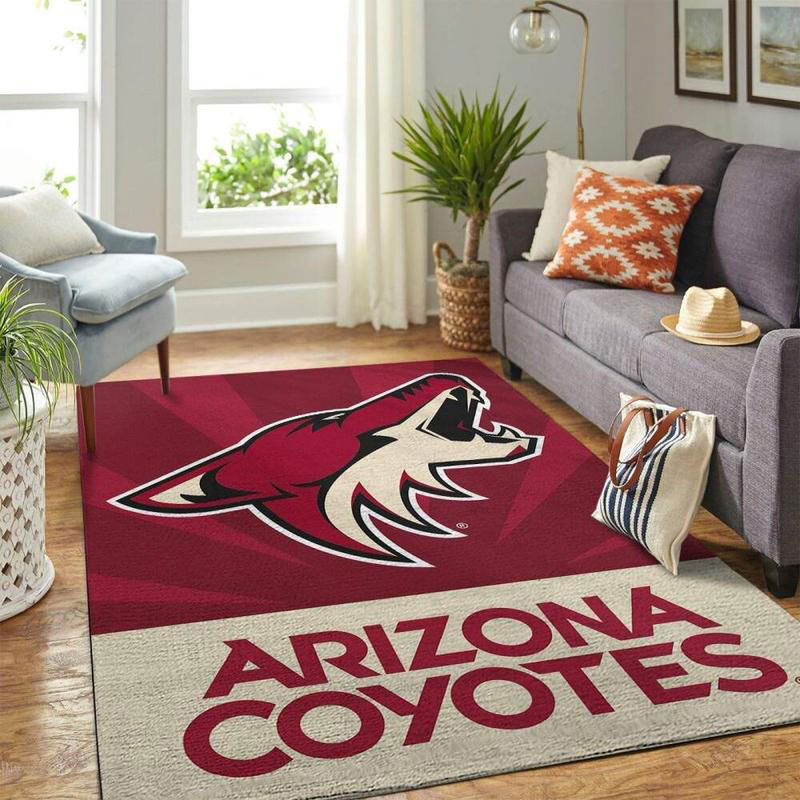 Arizona Coyotes Rug NHL Area Rug Living Room Rug Outdoor Rug Rectangle Carpet