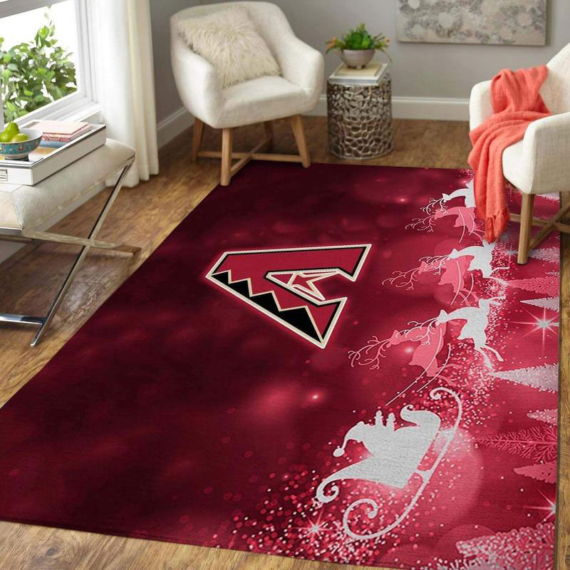 Arizona Diamondbacks Area Rug MLB Area Rug Kitchen Rug Indoor Outdoor Rugs Rectangle Carpet