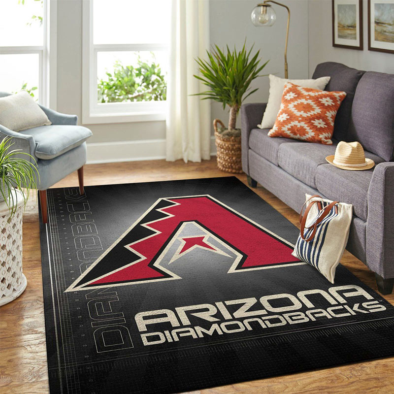 Arizona Diamondbacks Rug MLB Area Rug Bathroom Rugs Outdoor Rug Rectangle Carpet
