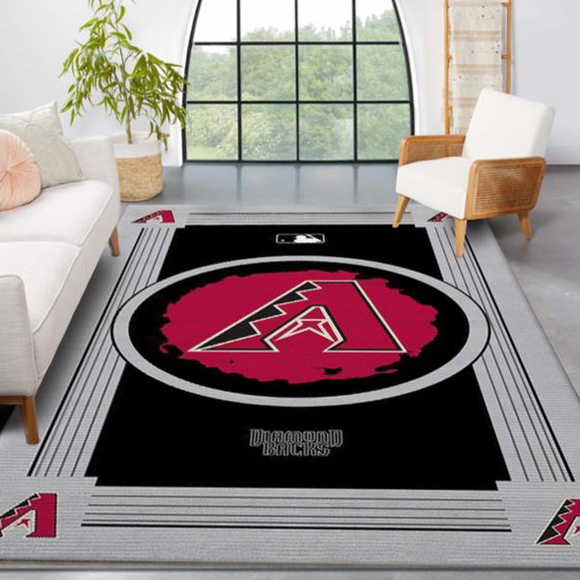 Arizona Diamondbacks Rug MLB Area Rug Living Room Rug Indoor Outdoor Rugs Rectangle Carpet