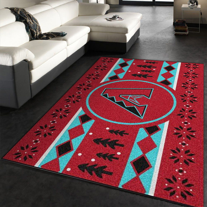 Arizona Diamondbacks Rug MLB Area Rug Bedroom Rug Indoor Outdoor Rug Rectangle Carpet