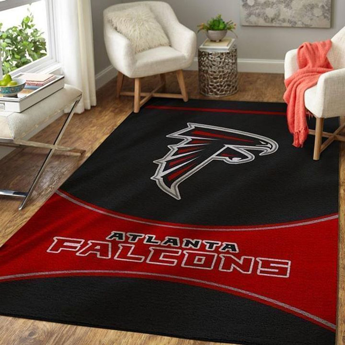 Atlanta Falcon Area Rug NFL Area Rug Kitchen Rug Indoor Outdoor Rug Rectangle Carpet