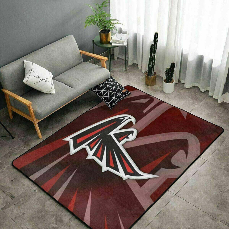 Atlanta Falcon Area Rug NFL Area Rug Bathroom Rugs Outdoor Rug Rectangle Carpet