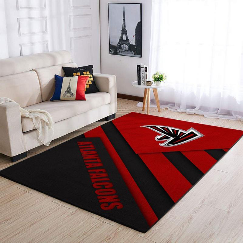 Atlanta Falcon Rug NFL Area Rug Bedroom Rug Outdoor Rugs Rectangle Carpet