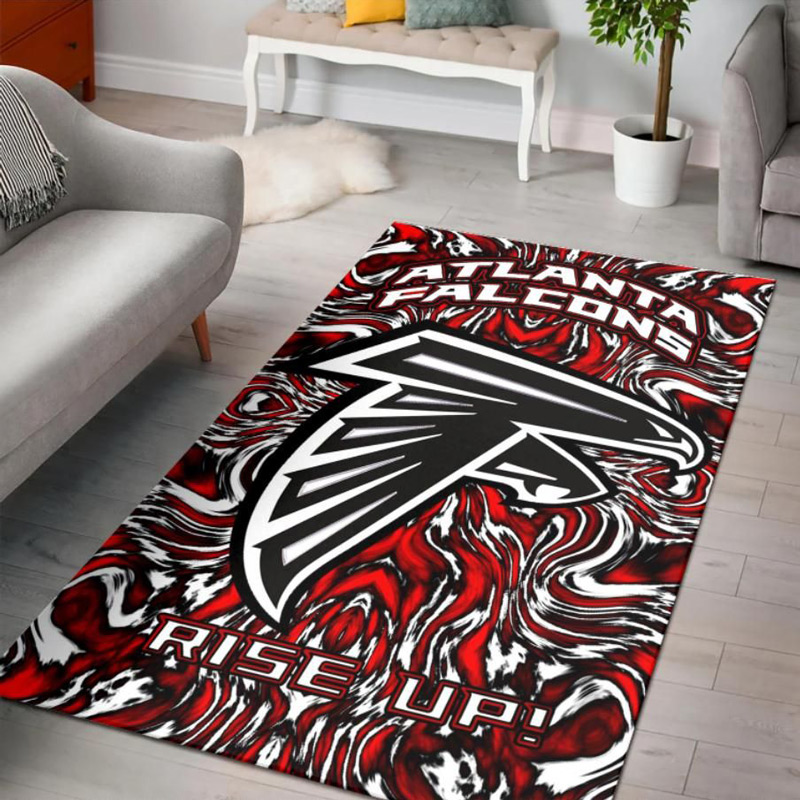 Atlanta Falcon Area Rug NFL Area Rug Bathroom Rugs Outdoor Rugs Rectangle Carpet