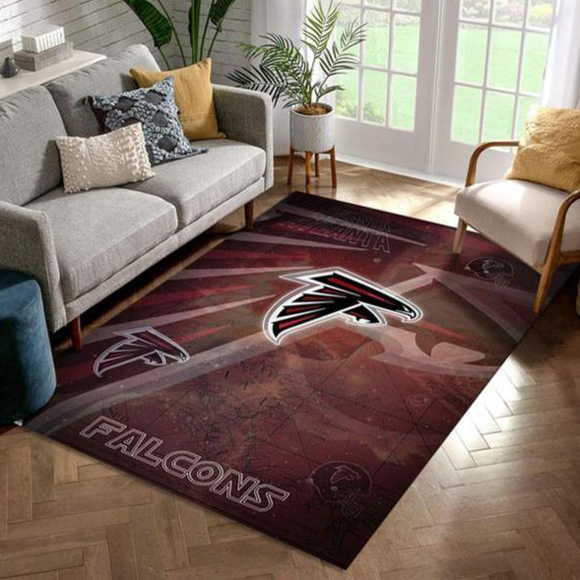 Atlanta Falcon Rug NFL Area Rug Bathroom Rugs Outdoor Rug Rectangle Carpet