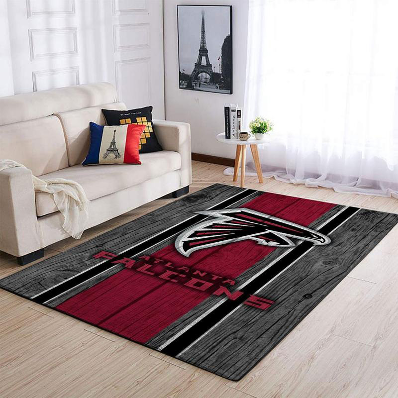 Atlanta Falcon Area Rug NFL Area Rug Living Room Area Rug Outdoor Rugs Rectangle Carpet