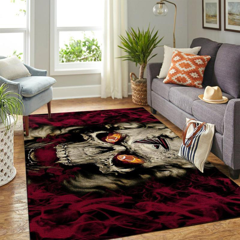 Atlanta Falcon Area Rug NFL Area Rug Bathroom Rug Indoor Outdoor Rugs Rectangle Carpet