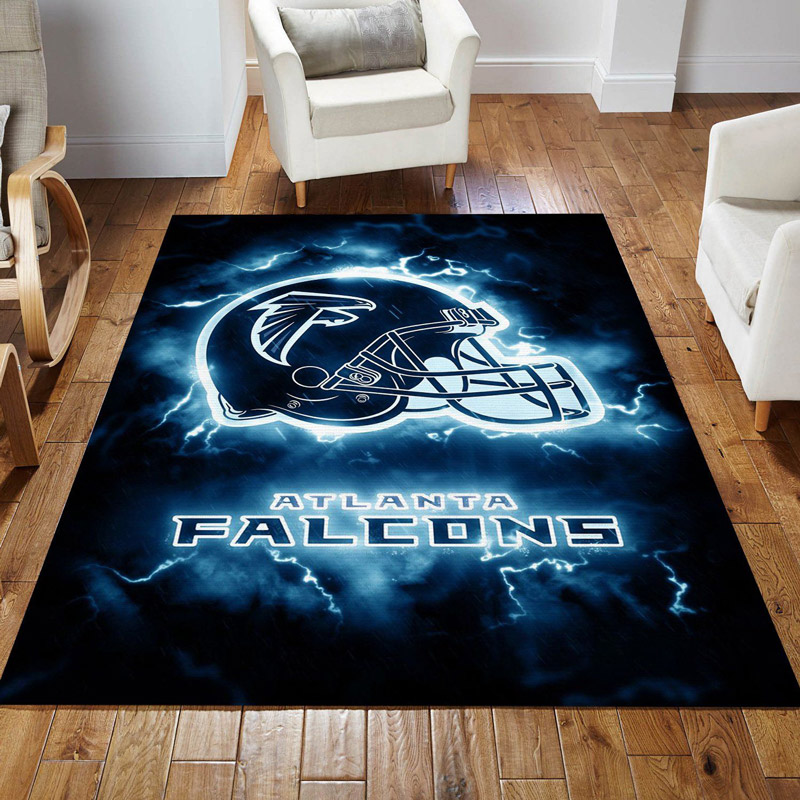Atlanta Falcon Area Rug NFL Area Rug Bathroom Rugs Indoor Outdoor Rug Rectangle Carpet