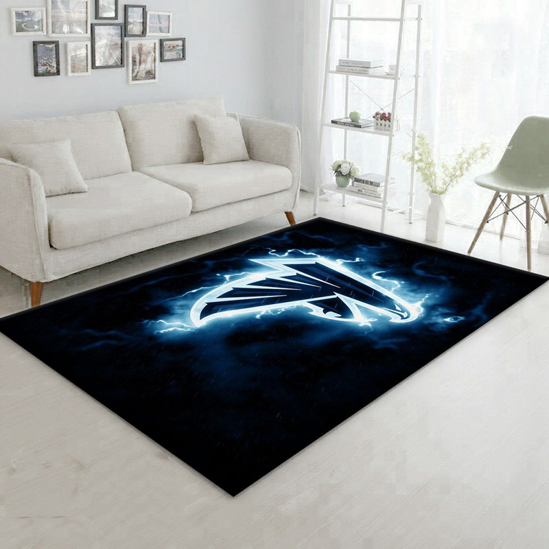 Atlanta Falcon Area Rug NFL Area Rug Bedroom Rug Outdoor Rug Rectangle Carpet