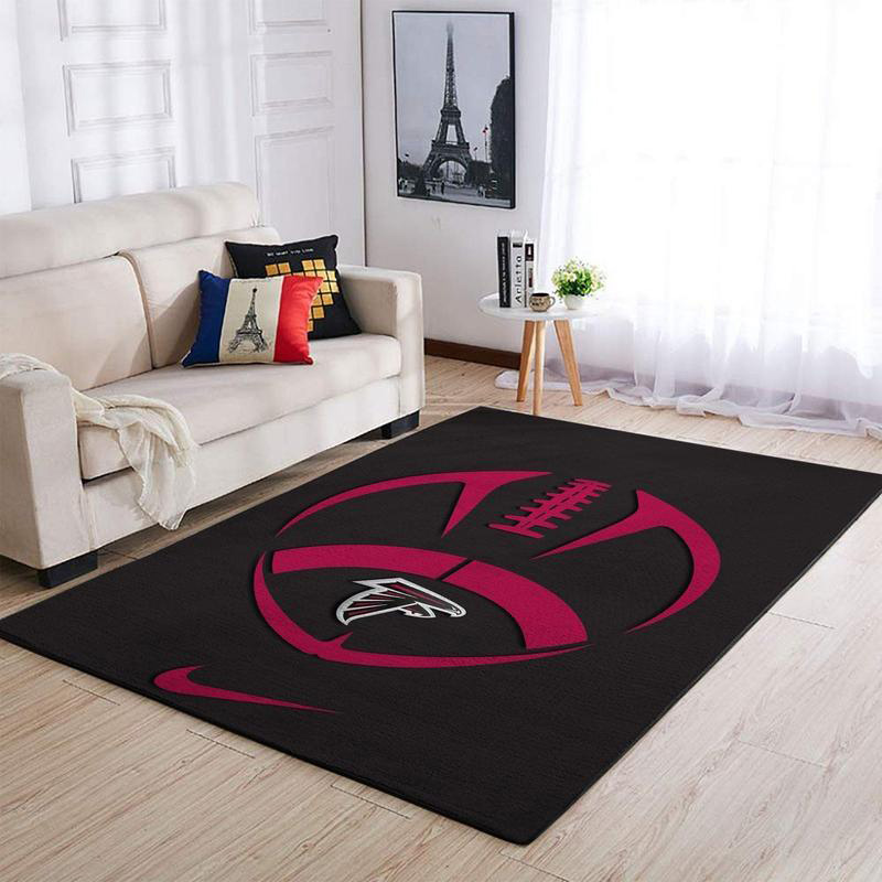 Atlanta Falcon Area Rug NFL Area Rug Bathroom Rugs Indoor Outdoor Rugs Rectangle Carpet