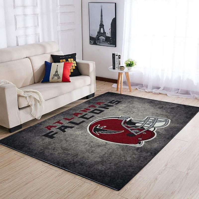 Atlanta Falcon Area Rug NFL Area Rug Living Room Rug Outdoor Rugs Rectangle Carpet