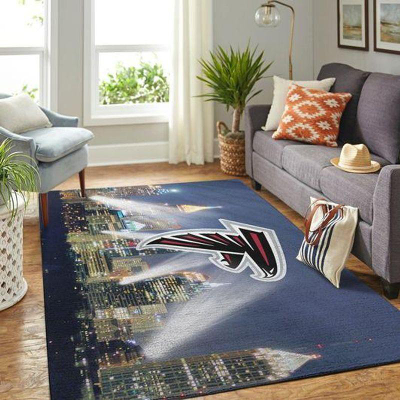 Atlanta Falcon Area Rug NFL Area Rug Bedroom Area Rug Indoor Outdoor Rug Rectangle Carpet