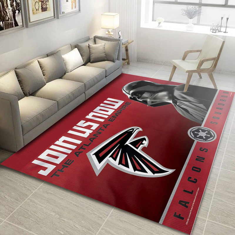 Atlanta Falcon Rug NFL Area Rug Bathroom Rugs Indoor Outdoor Rug Rectangle Carpet