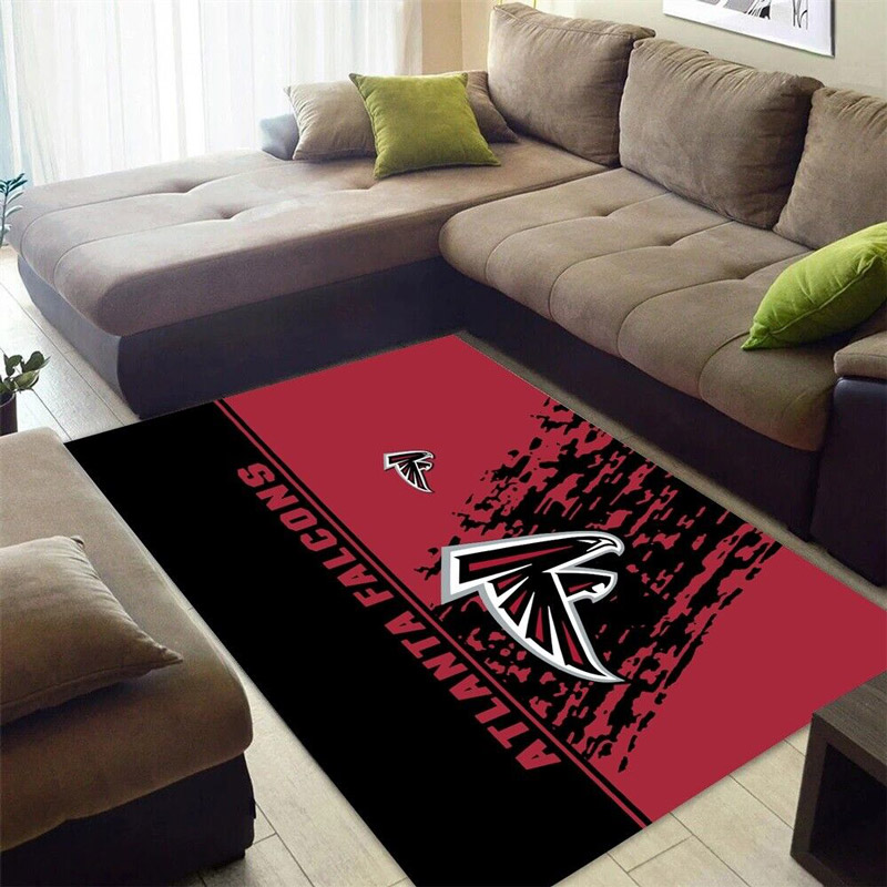 Atlanta Falcon Rug NFL Area Rug Bedroom Rug Indoor Outdoor Rug Rectangle Carpet