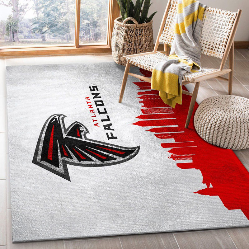 Atlanta Falcon Area Rug NFL Area Rug Kitchen Rug Outdoor Rugs Rectangle Carpet