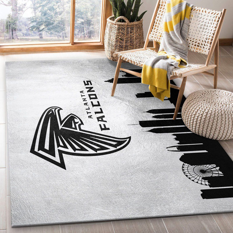 Atlanta Falcon Area Rug NFL Area Rug Kitchen Rug Outdoor Rugs Rectangle Carpet