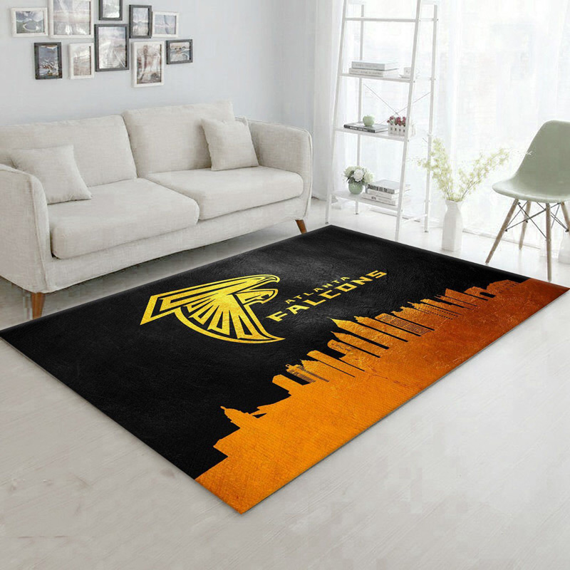 Atlanta Falcon Area Rug NFL Area Rug Bedroom Area Rug Indoor Outdoor Rug Rectangle Carpet
