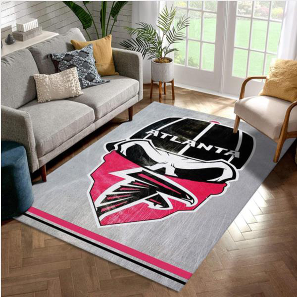 Atlanta Falcon Area Rug NFL Area Rug Dining Room Rug Indoor Outdoor Rug Rectangle Carpet