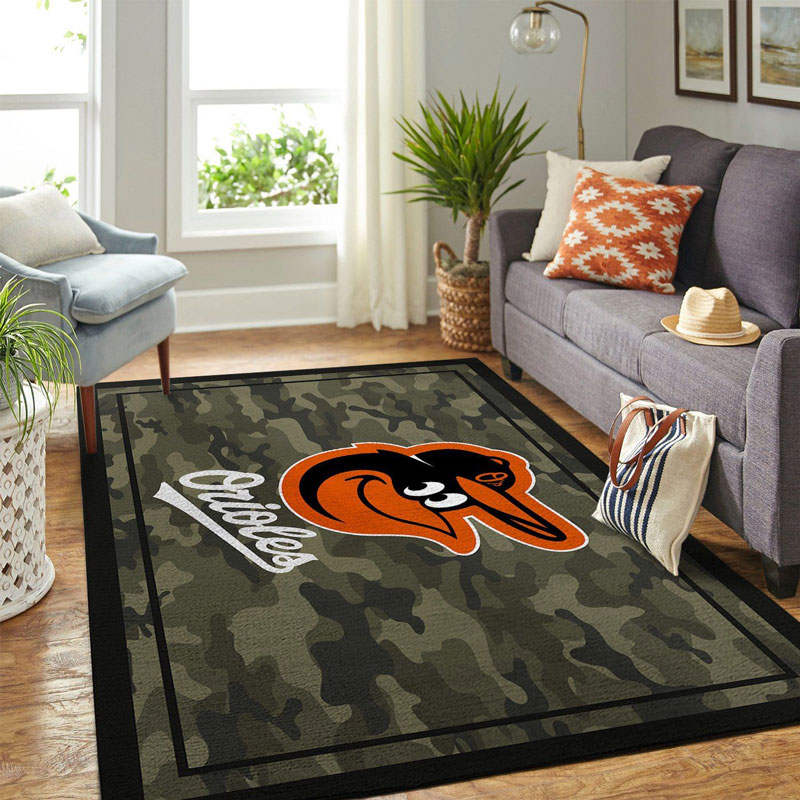 Baltimore Rug MLB Area Rug Bedroom Rug Indoor Outdoor Rugs Rectangle Carpet