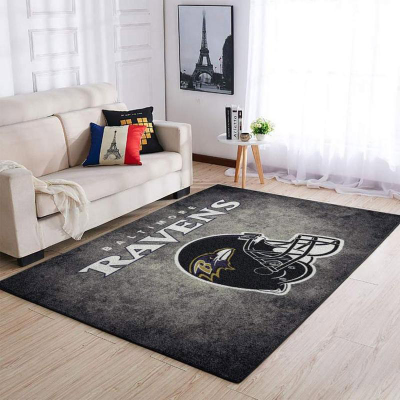 Baltimore Ravens Area Rug NFL Area Rug Dining Room Rugs Outdoor Rugs Rectangle Carpet