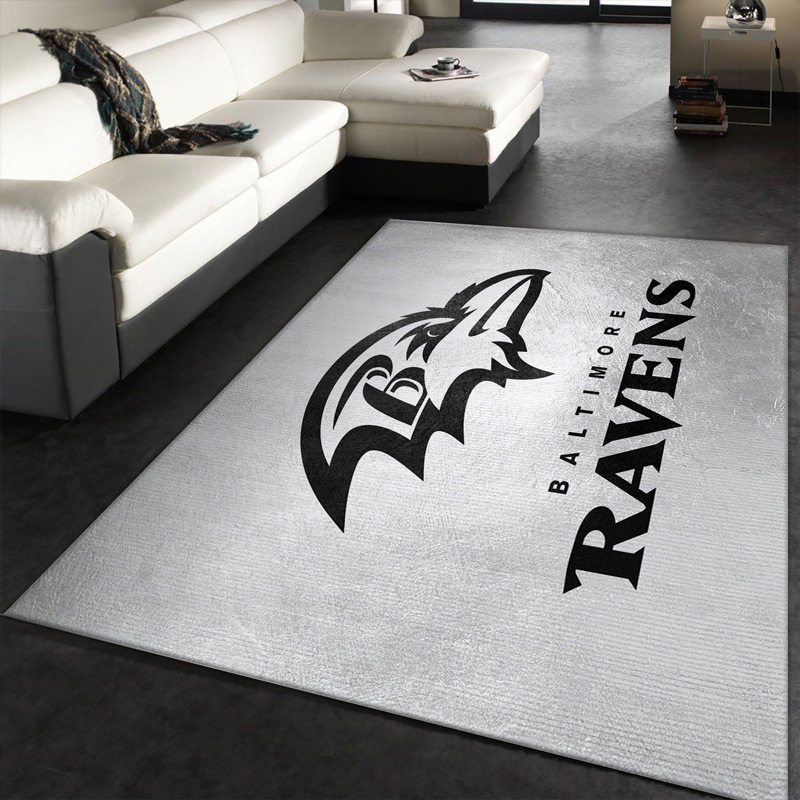 Baltimore Ravens Rug NFL Area Rug Bedroom Rug Outdoor Rug Rectangle Carpet