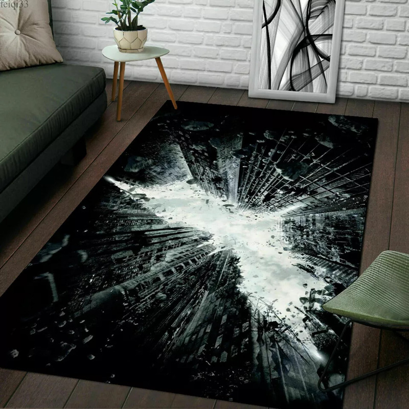 Batman Area Rug Batman Carpet Bedroom Rug Outdoor Rug
