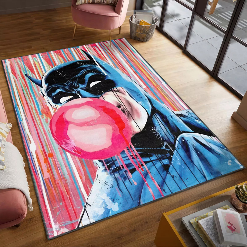 Batman Area Rug Batman Carpet Dining Room Rug Indoor Outdoor Rug