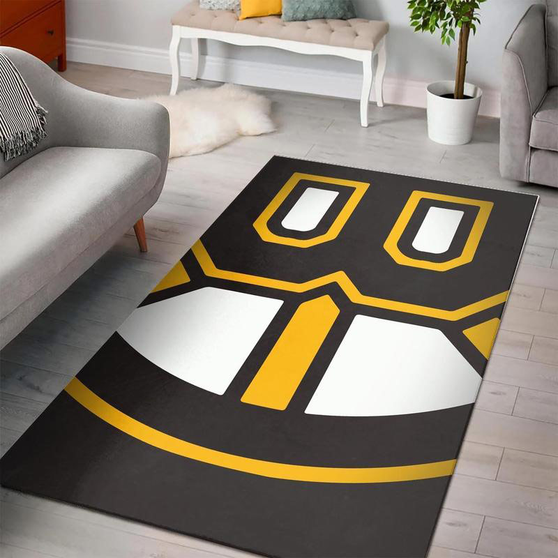 Boston Bruins Area Rug NHL Area Rug Bedroom Area Rug Outdoor Rug Rectangle Carpet