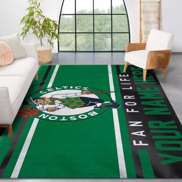 Boston Celtics Rug NBA Area Rug Bathroom Rugs Outdoor Rug Rectangle Carpet