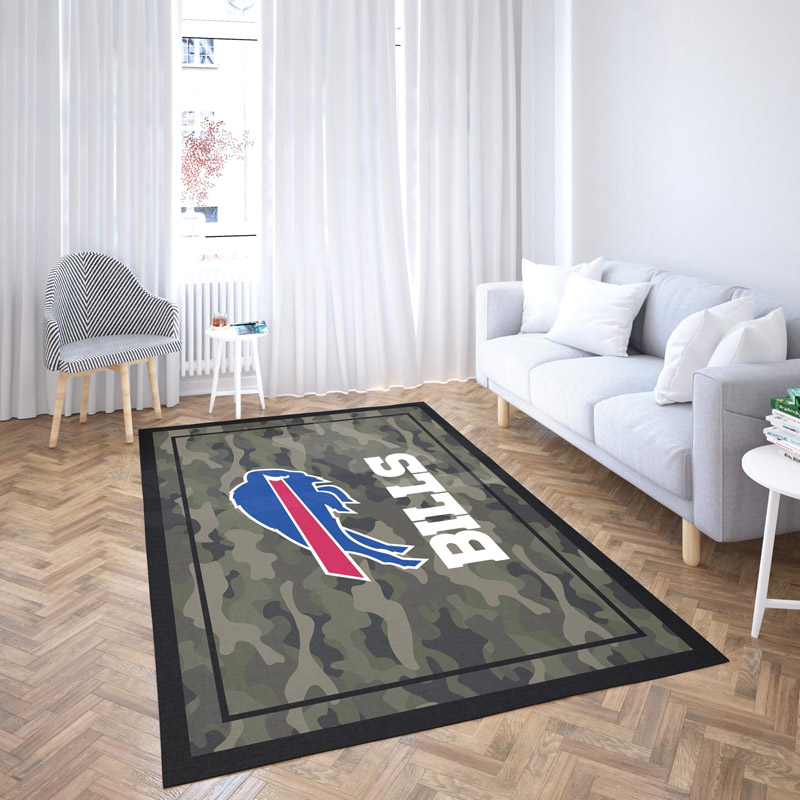 Buffalo Bills Rug NFL Area Rug Bathroom Rugs Outdoor Rugs Rectangle Carpet