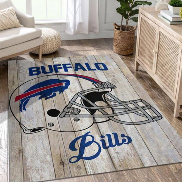 Buffalo Bills Area Rug NFL Area Rug Dining Room Rugs Outdoor Rug Rectangle Carpet