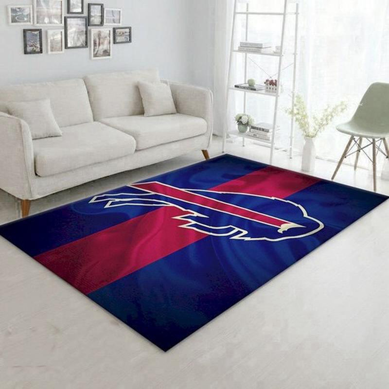 Buffalo Bills Area Rug NFL Area Rug Bathroom Rug Outdoor Rug Rectangle Carpet