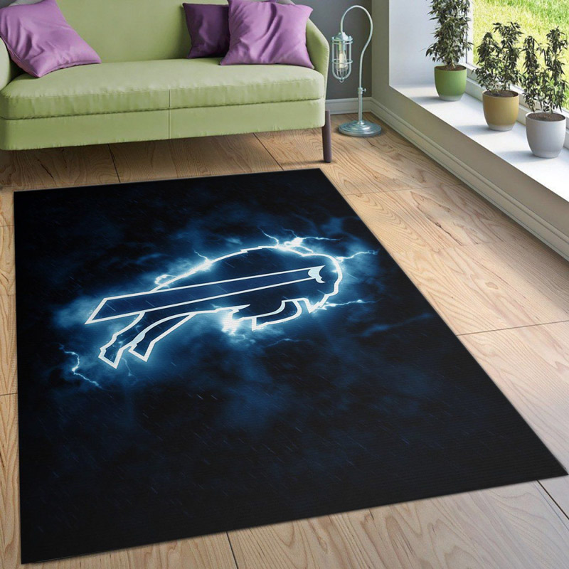 Buffalo Bills Rug NFL Area Rug Bedroom Area Rug Outdoor Rugs Rectangle Carpet