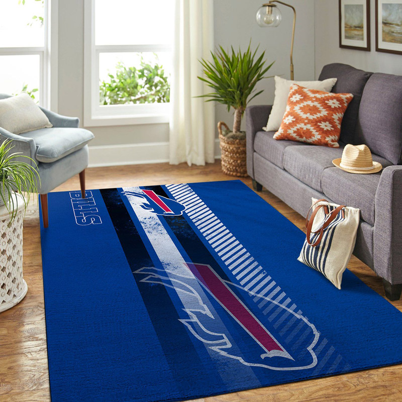 Buffalo Bills Area Rug NFL Area Rug Kitchen Rug Outdoor Rug Rectangle Carpet