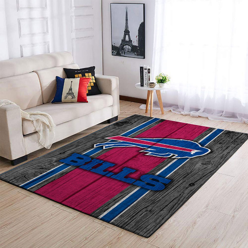 Buffalo Bills Area Rug NFL Area Rug Bathroom Rugs Indoor Outdoor Rug Rectangle Carpet