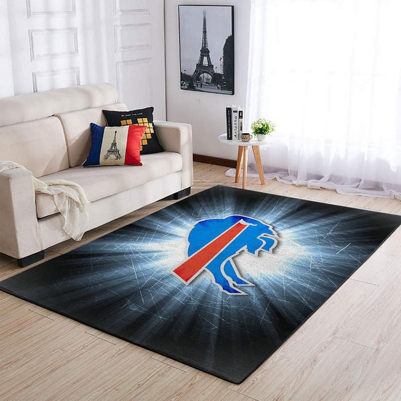Buffalo Bills Rug NFL Area Rug Bathroom Rugs Indoor Outdoor Rug Rectangle Carpet