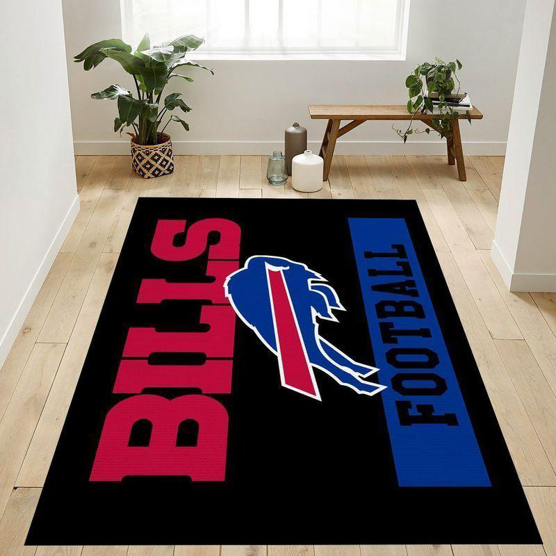 Buffalo Bills Area Rug NFL Area Rug Dining Room Rugs Outdoor Rugs Rectangle Carpet