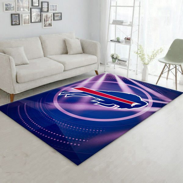Buffalo Bills Rug NFL Area Rug Living Room Rug Indoor Outdoor Rug Rectangle Carpet